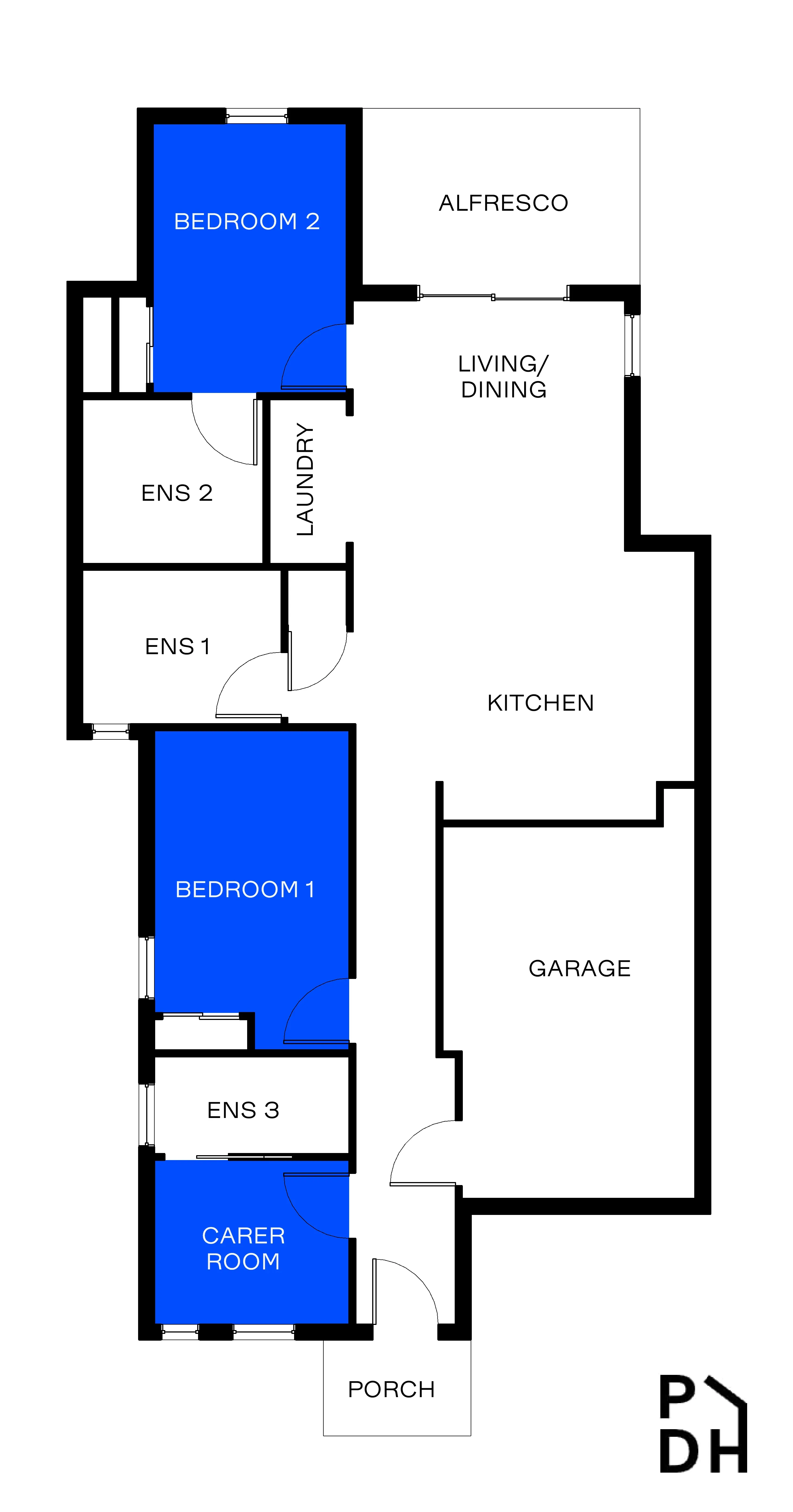 Frost Drive, Charlemont — Floorplan 1