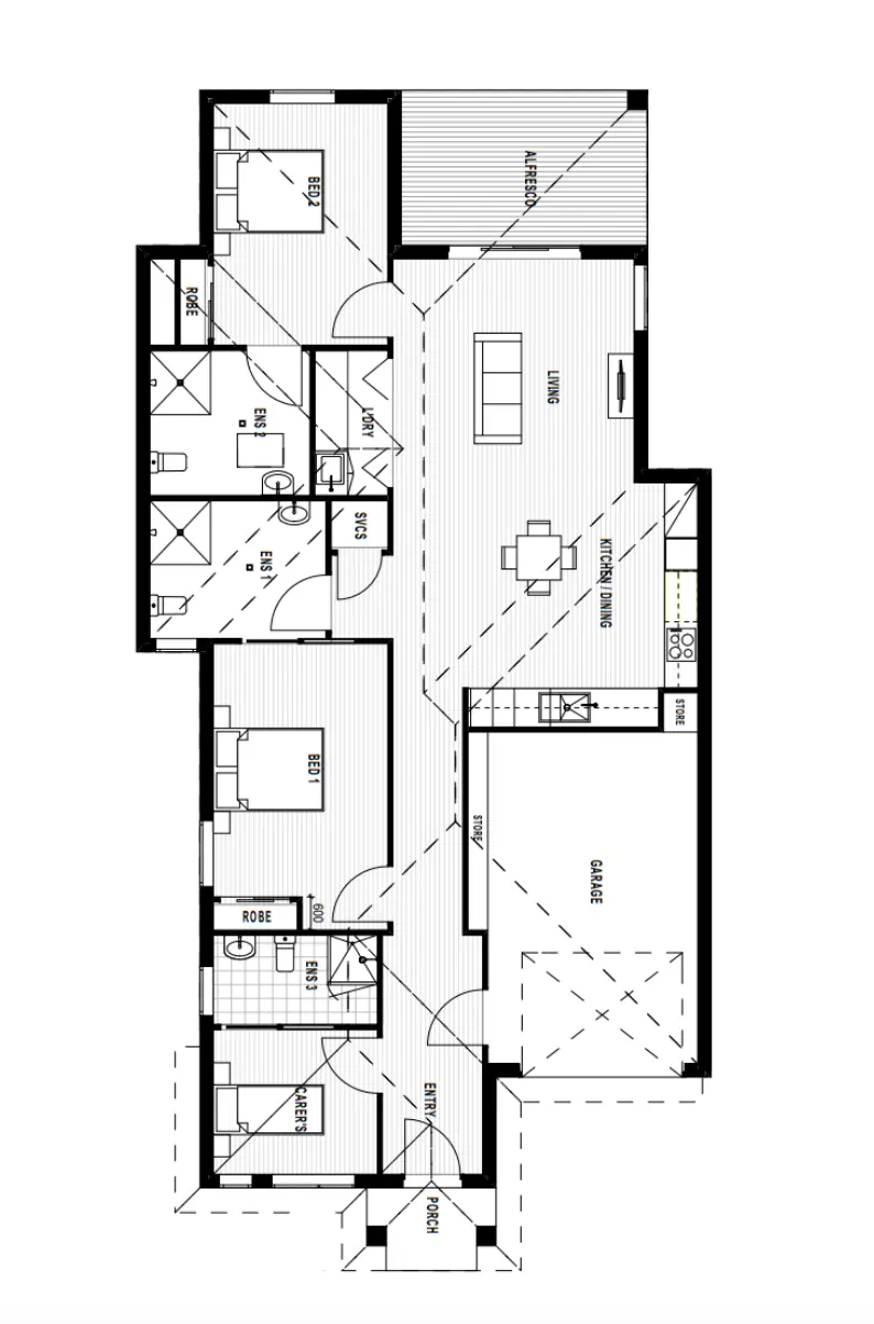 Frost Drive, Charlemont — Floorplan 2