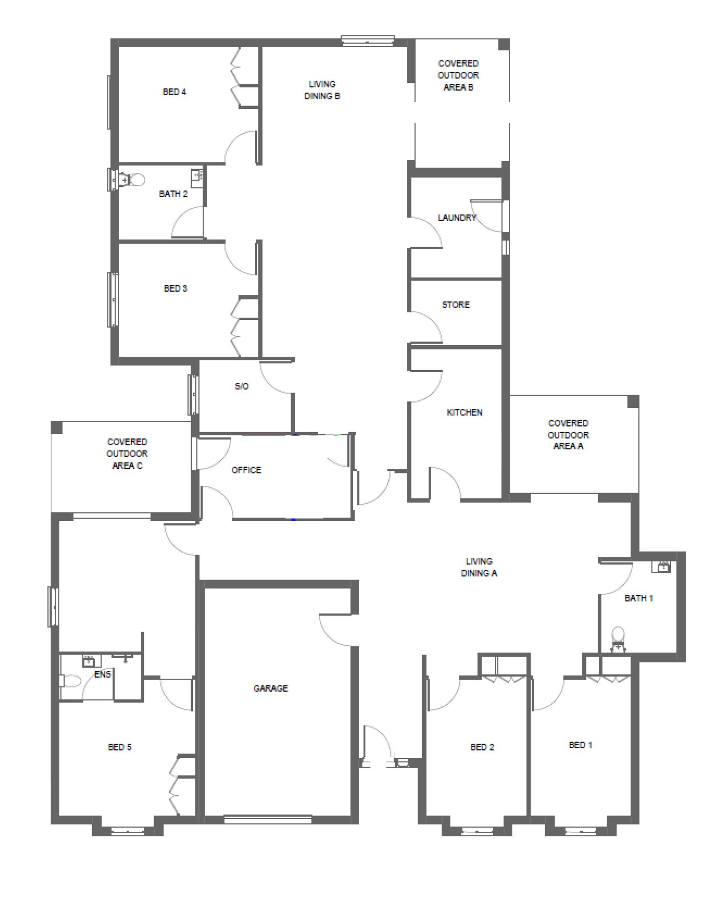 Mount Pritchard Disability Accommodation 11-510 — Floorplan 1