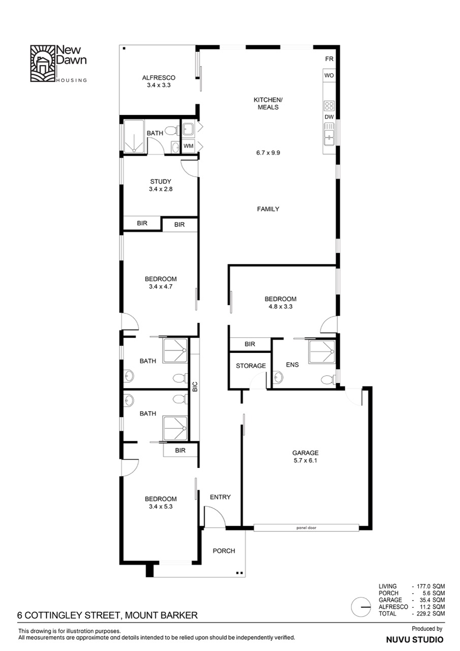New Build SDA In Mount Barker - AVAILABLE NOW — Floorplan 1