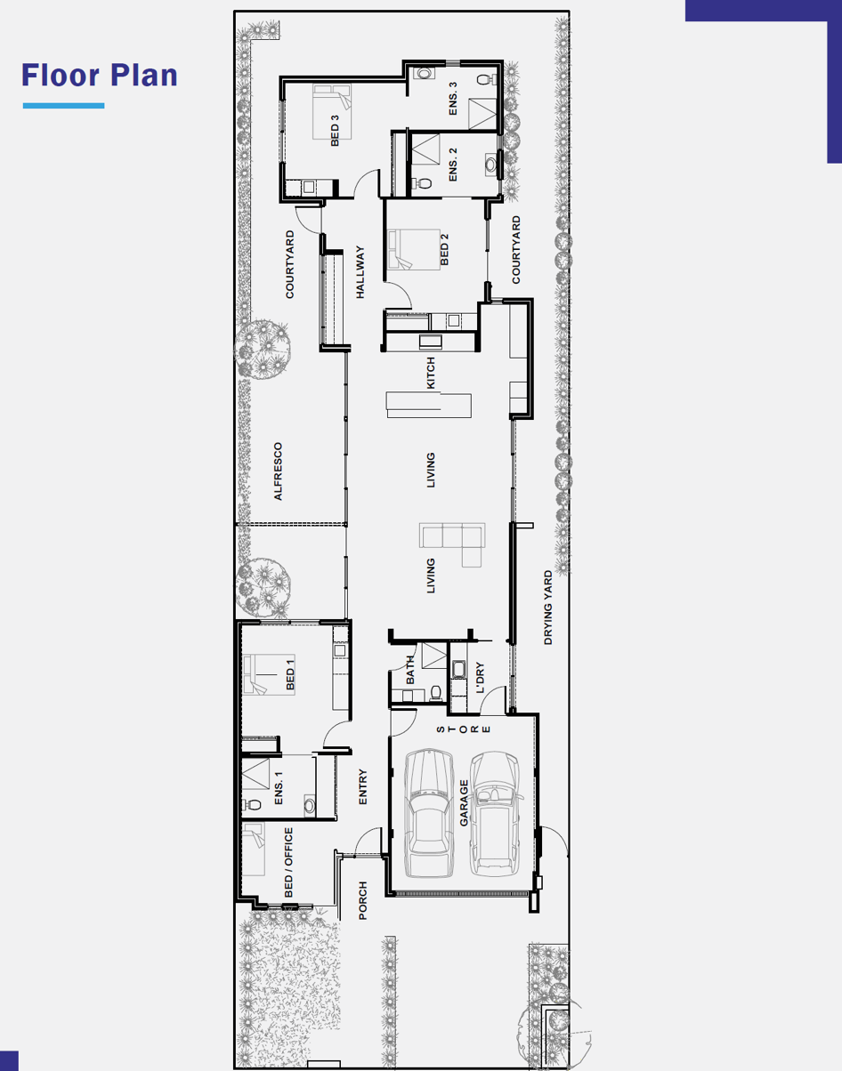 New SDA House in sort after LANDSDALE 1xVacancy — Floorplan 1