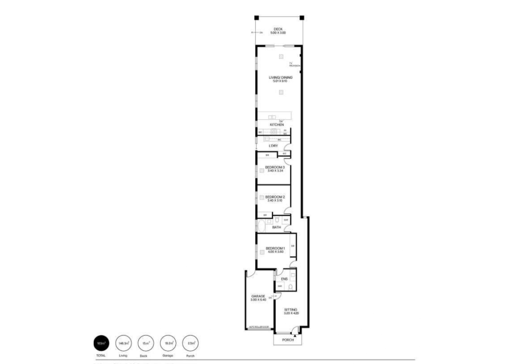 Beautiful New House- 3 bedroom — Floorplan 1