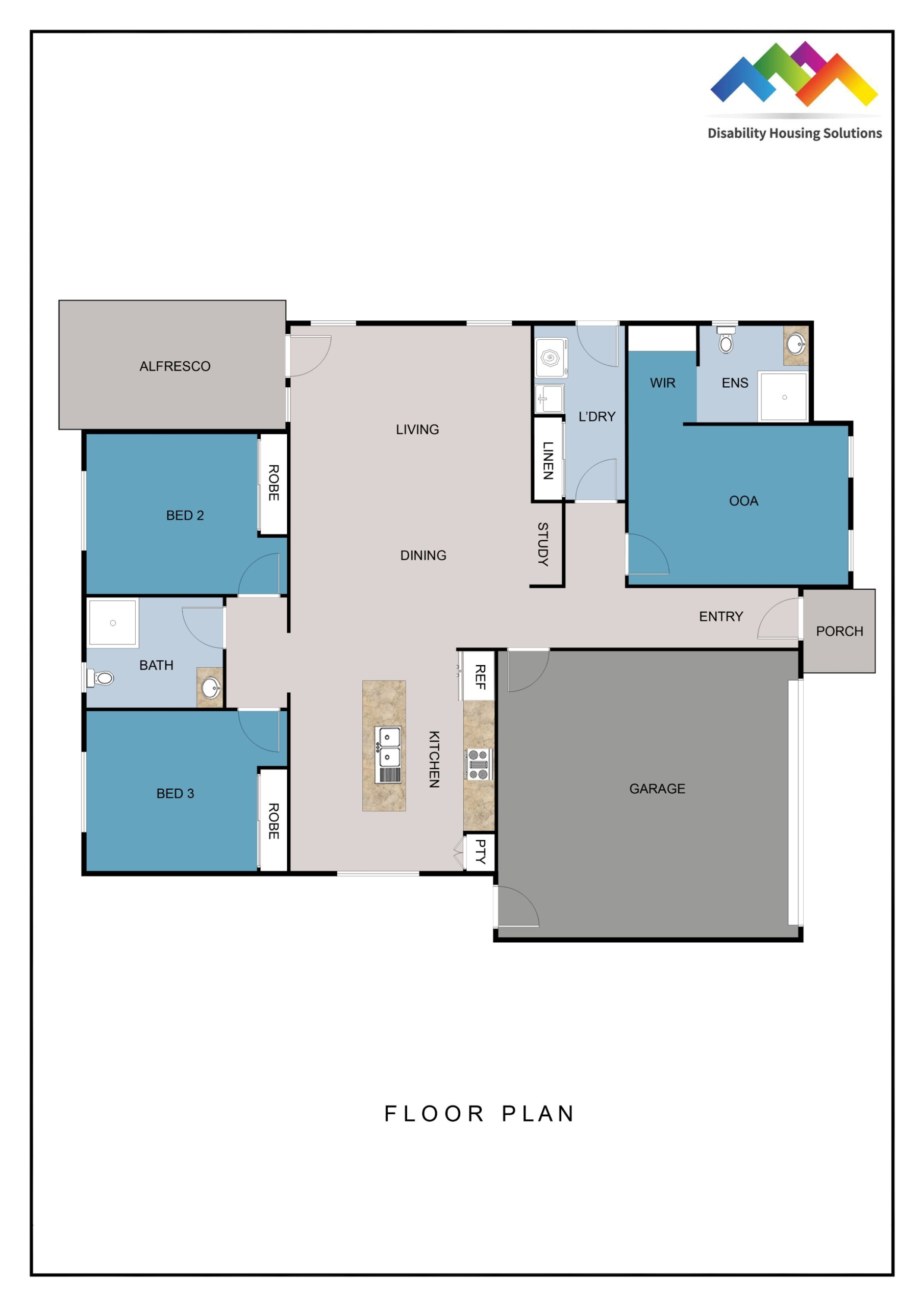 BURRUM HEADS, FRASER COAST QLD – IMPROVED LIVEABILITY HOUSE — Floorplan 1