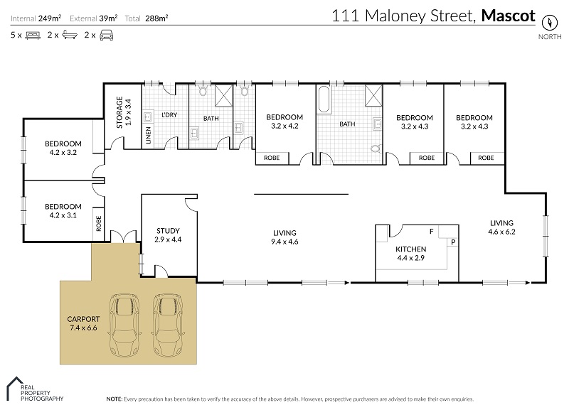 Specialist Disability Accommodation (SDA) registered as design category ‘Basic’ in Mascot — Floorplan 1
