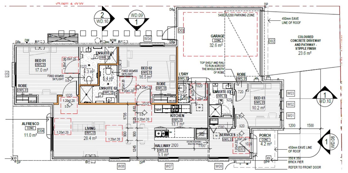 Secure & Stylish Robust 2+1 Home – Brand New in Mambourin — Floorplan 1