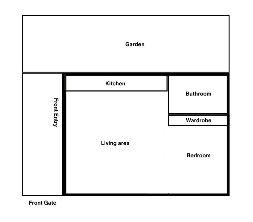 Beautiful Granny Flat, in the growing community of Tahmoor — Floorplan 1
