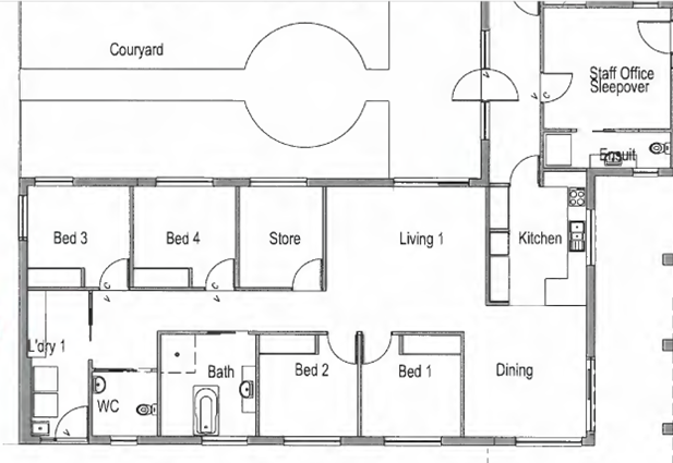 Vacancy in a dynamic robust home in Wodonga — Floorplan 1