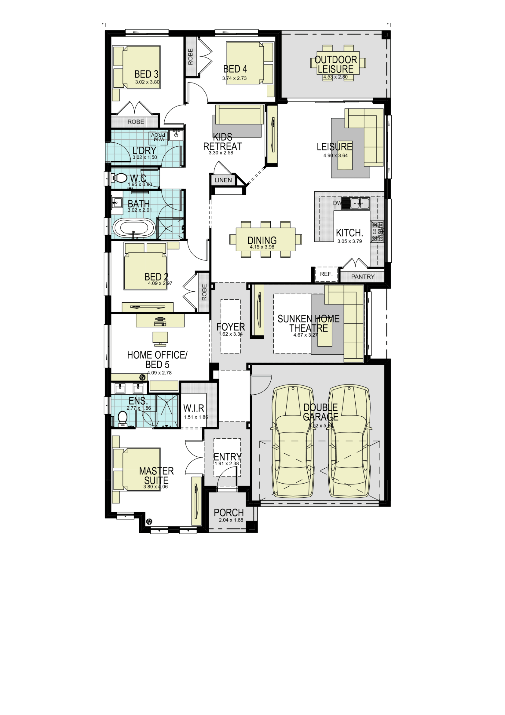 ORAN PARK — Floorplan 1
