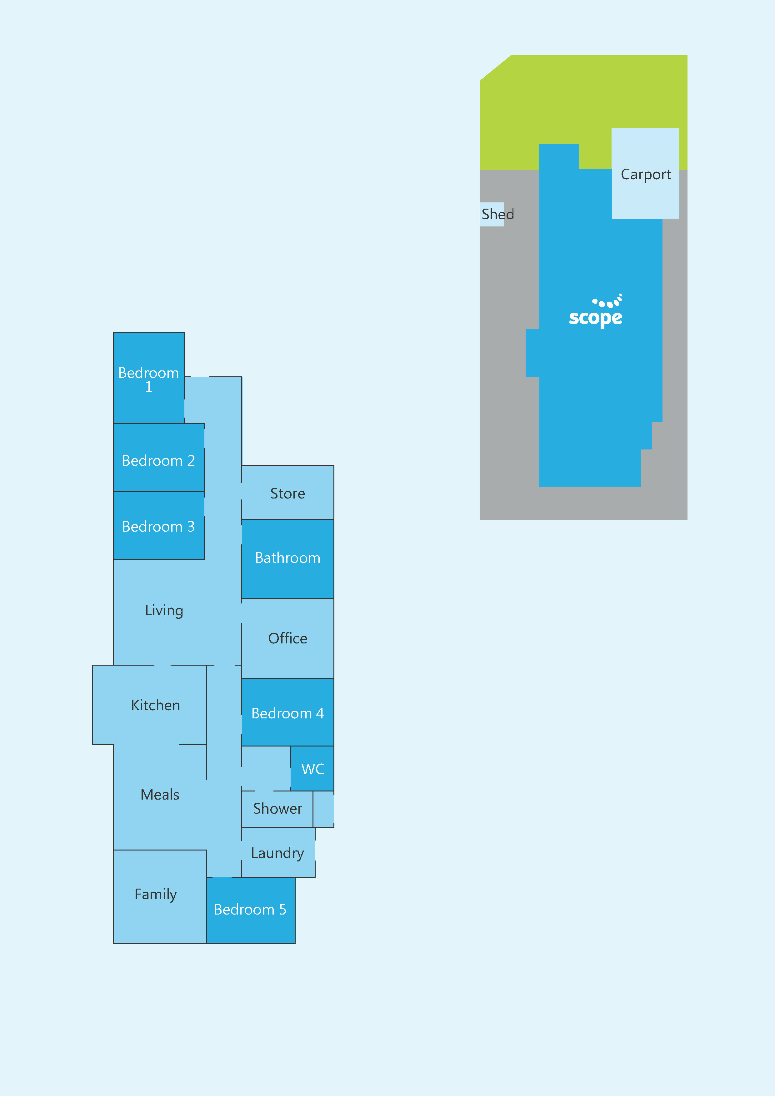Harmonious home environment in Highett. — Floorplan 1