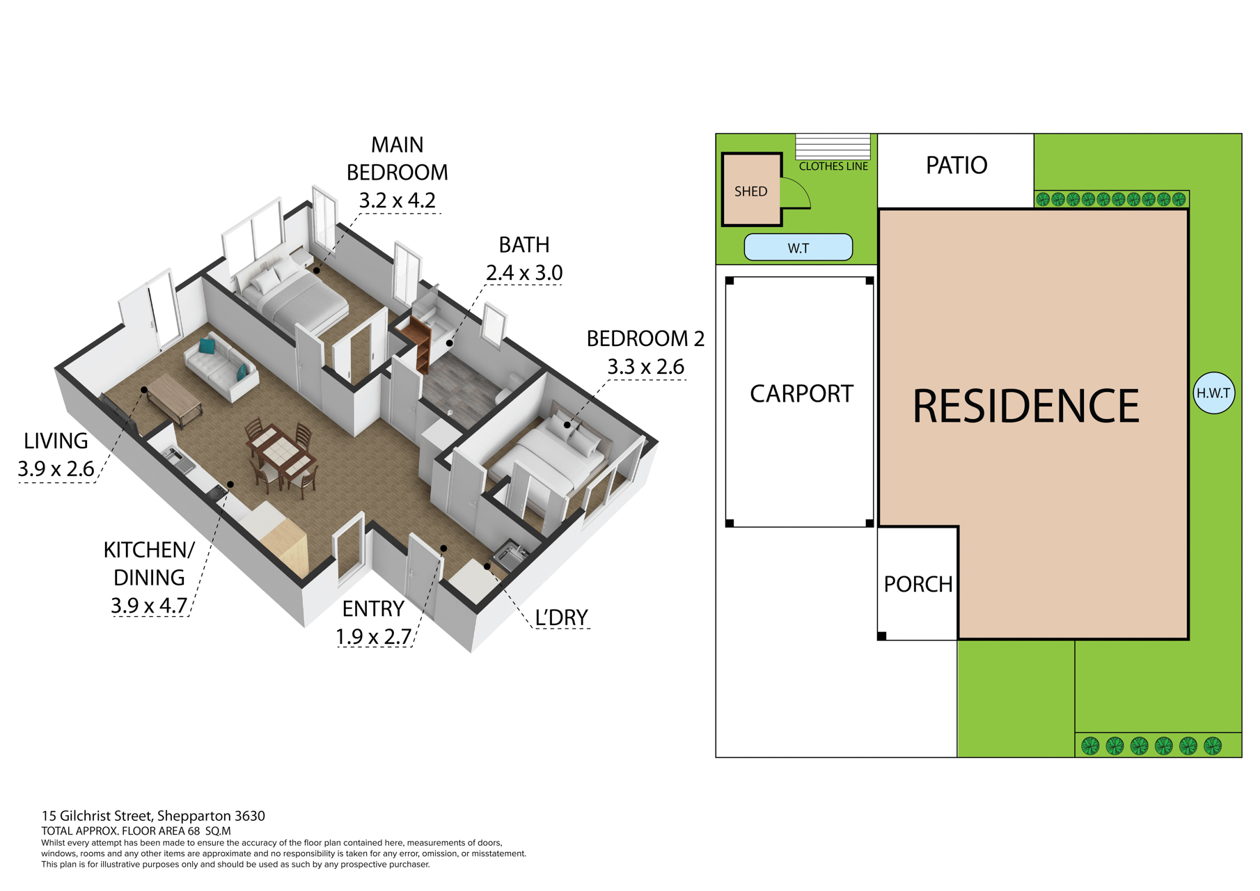 Shepparton | 1 vacancy | SDA HPS — Floorplan 2