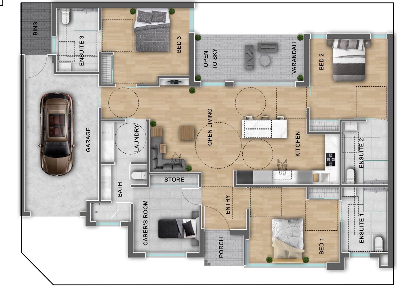 Armadale SDA House — Floorplan 1