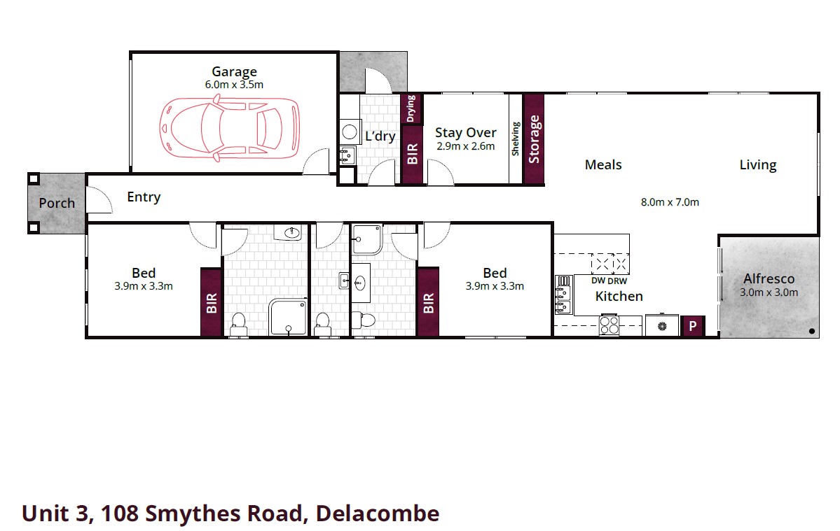 Smythes Road 1:2 Improved Livability SDA — Floorplan 1