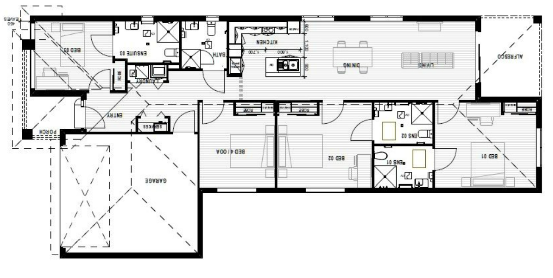 Modern 3-Bedroom Home in Greenmont, Wyndham Vale — Floorplan 1