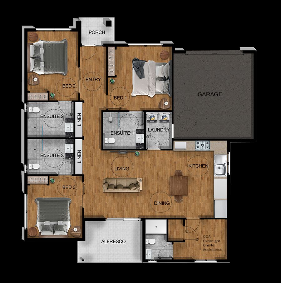 3 Bedroom + OOA Home in Nirimba, Sunshine Coast — Home image 3