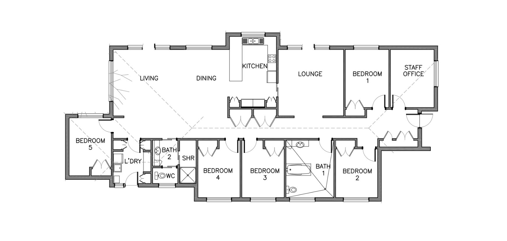 Shared Supported Living in Bayswater — Floorplan 1