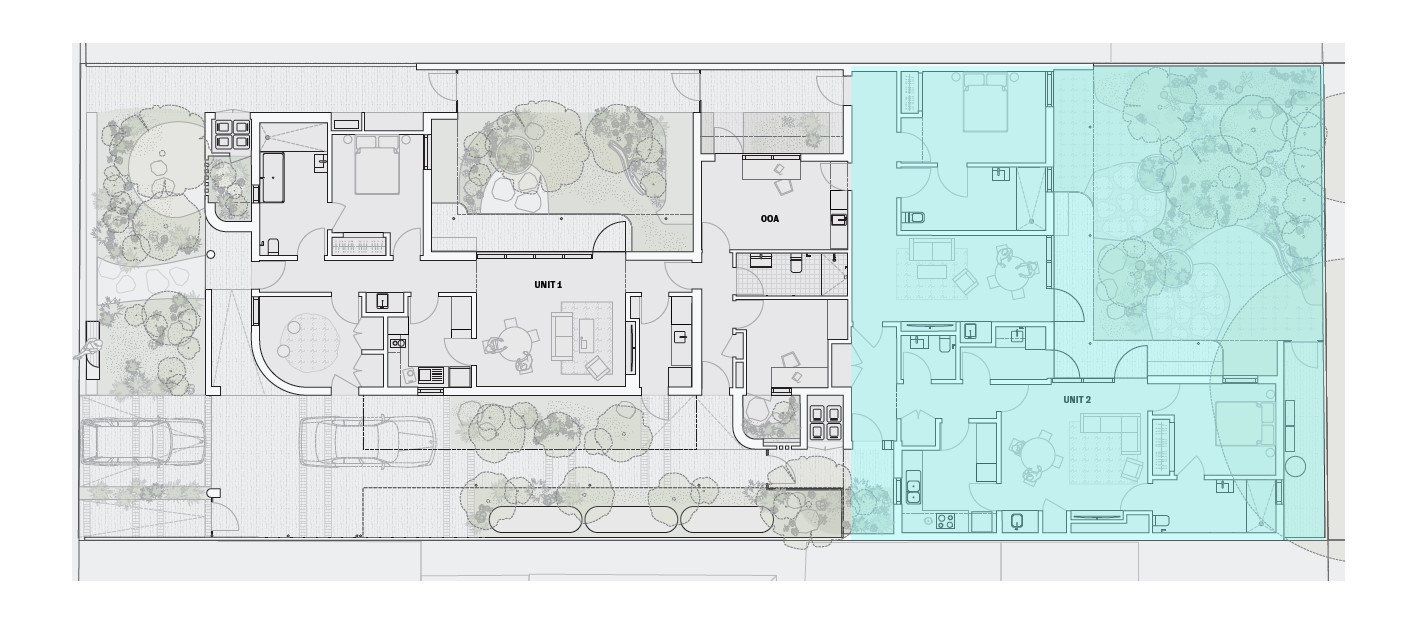 Robust two bedroom Villa with separate living areas in Thomastown — Floorplan 1