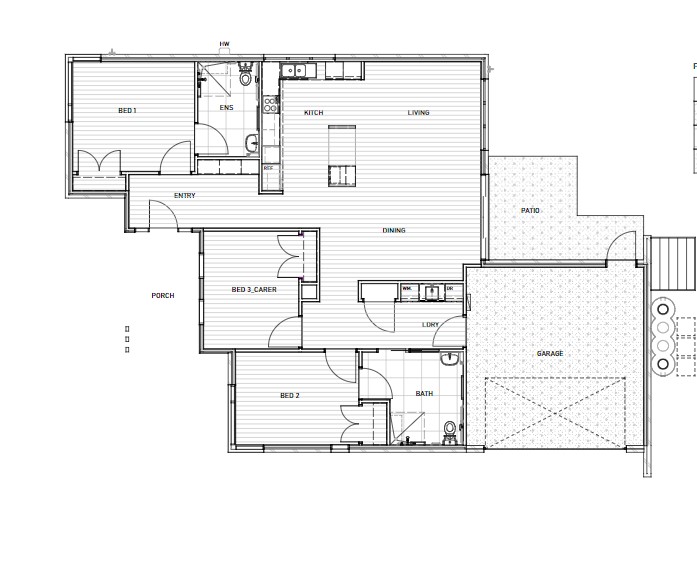 HPS SDA - Suitable for Bariatric Participants (FA and IL suitable) — Floorplan 1