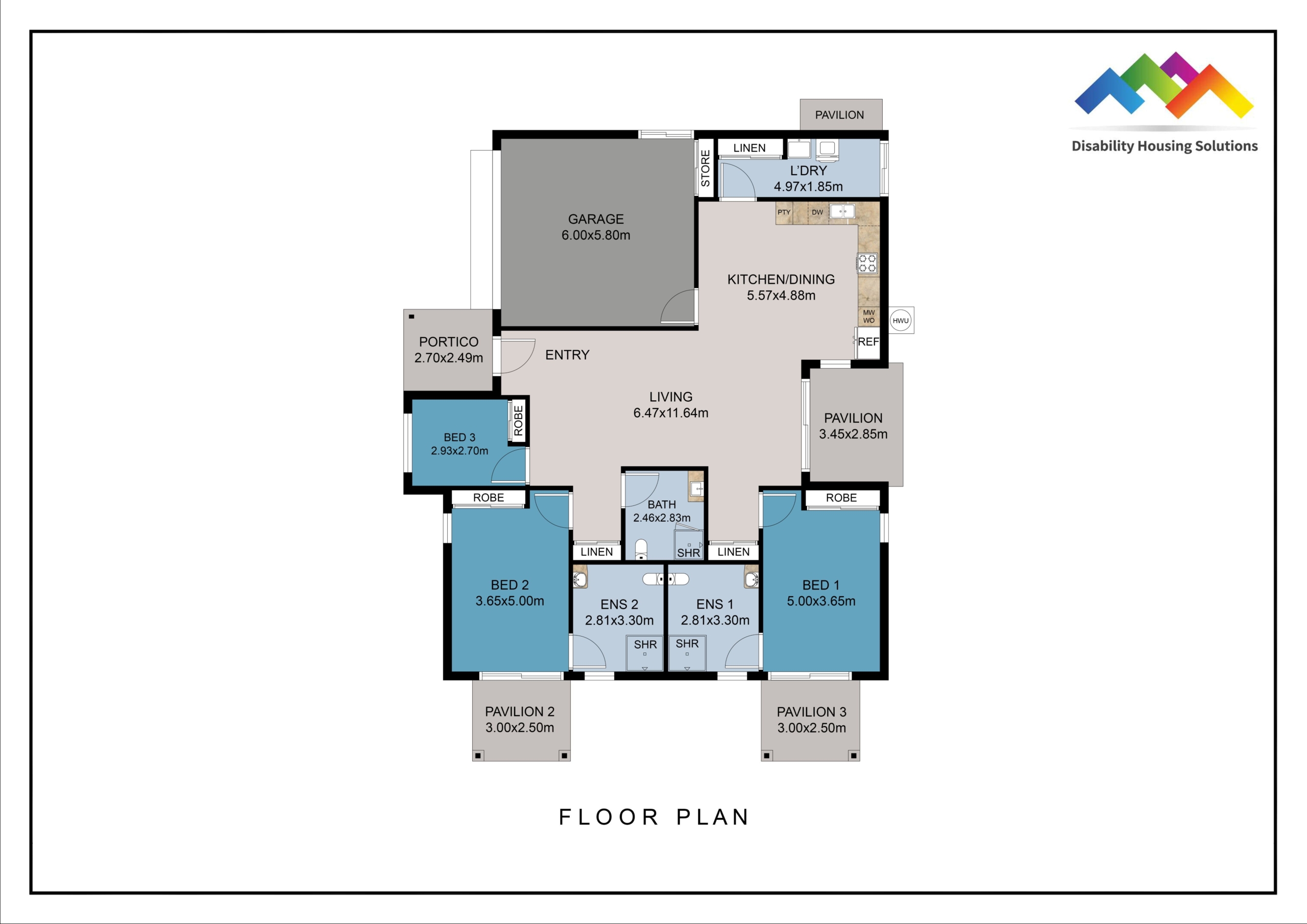 COOMERA, GOLD COAST QLD – HPS HOUSE (LOOKING FOR CO-TENANT) — Floorplan 1