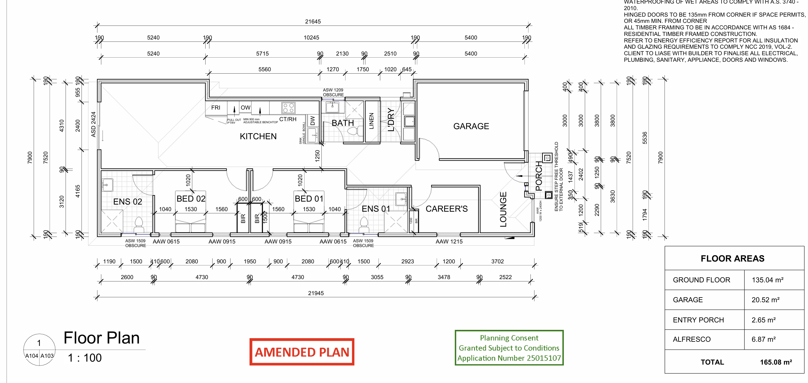 1 Larks avenue Seaton 5023 — Floorplan 1