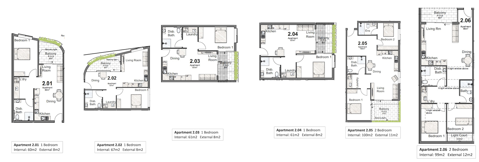 Fairfield - SDA - High Physical Support - Apartments - 2 Residents — Floorplan 1