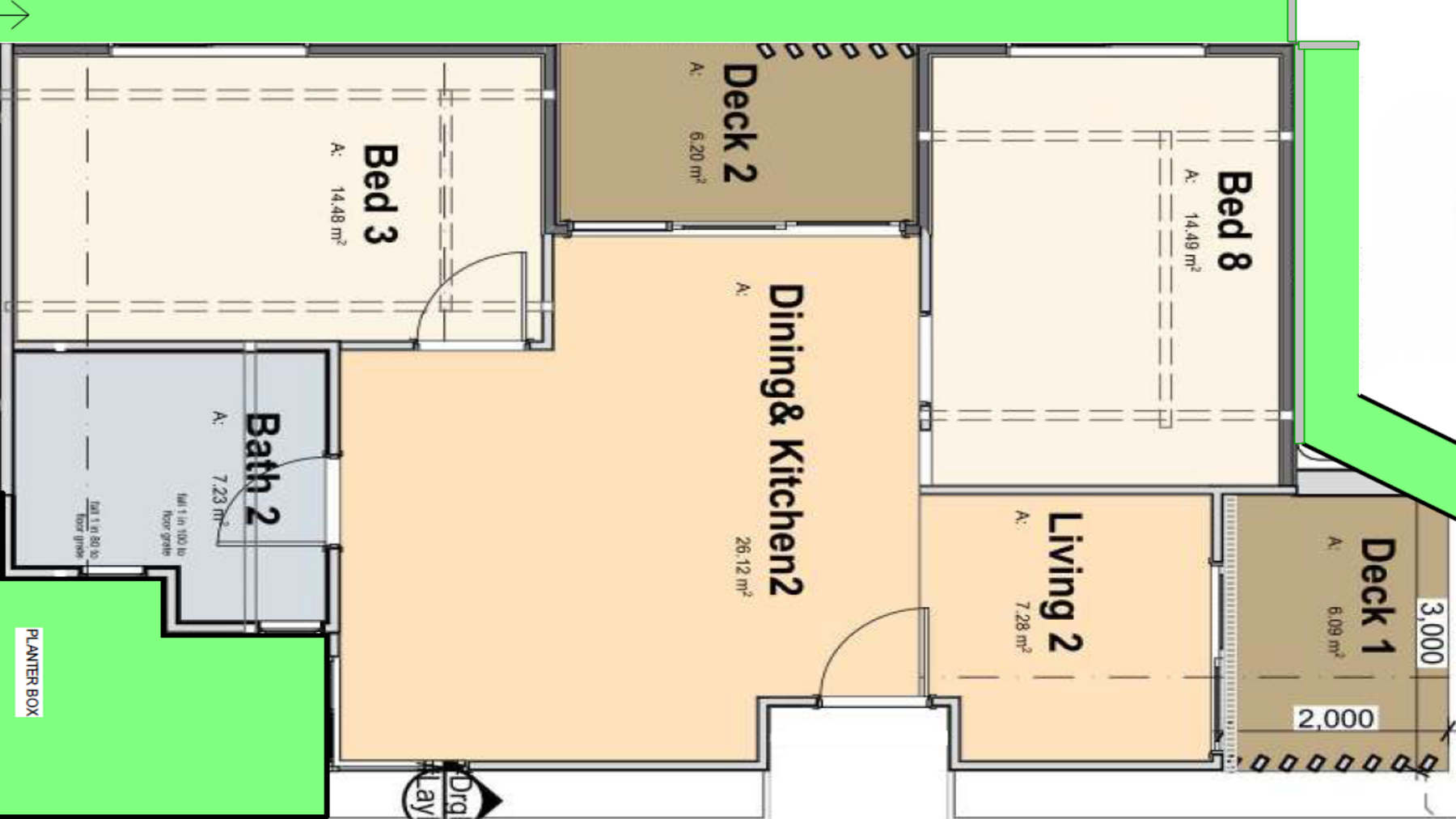 SDA IL 1 Bedroom Villa plus OOA Mount Druitt, NSW 211 — Floorplan 1