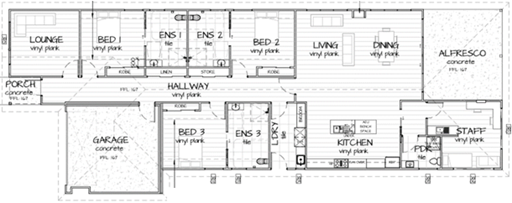 Purpose-built Colac Haven — Floorplan 1
