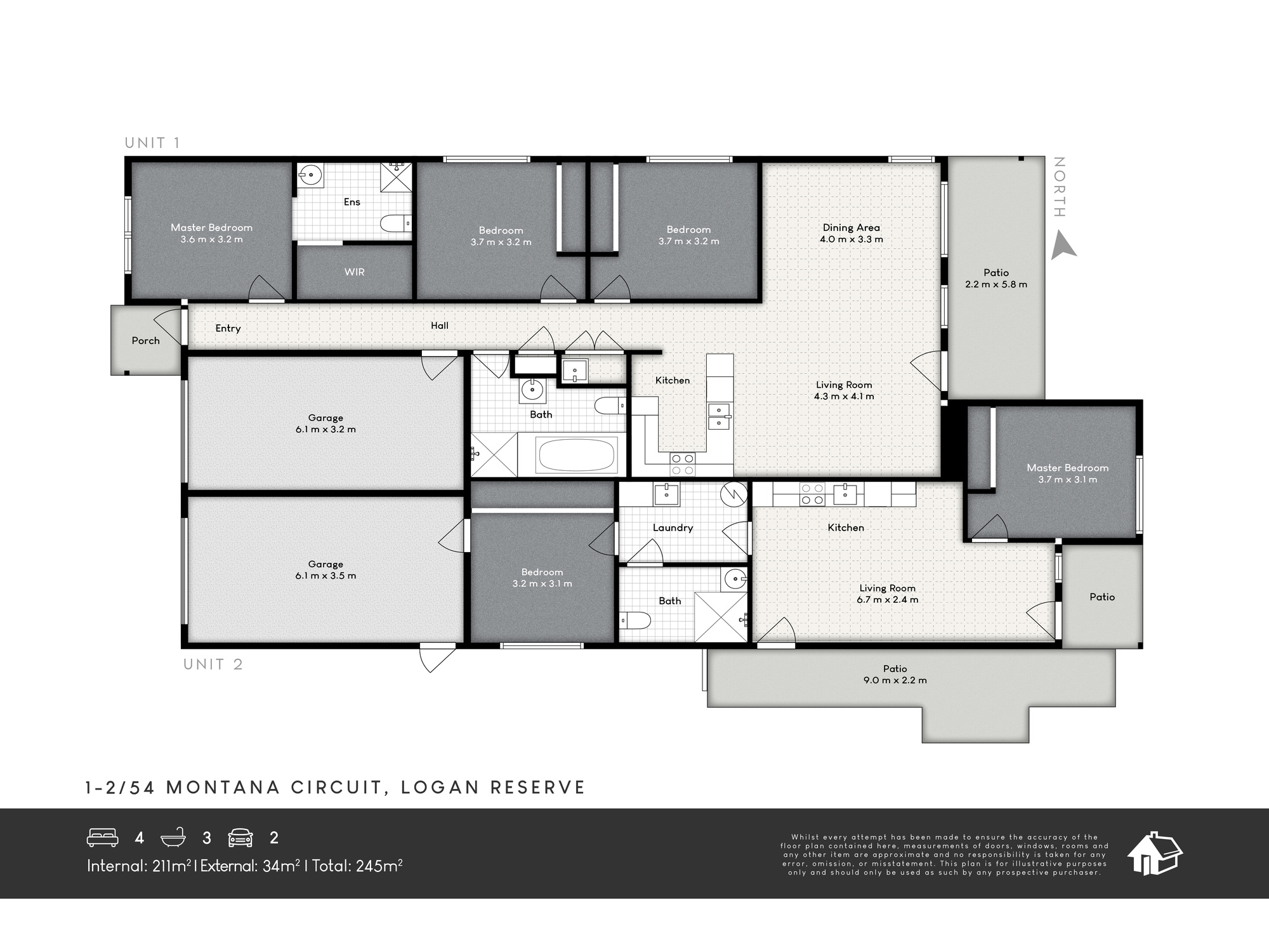 ROBUST HOME IN LOGAN RESERVE QLD — Floorplan 1