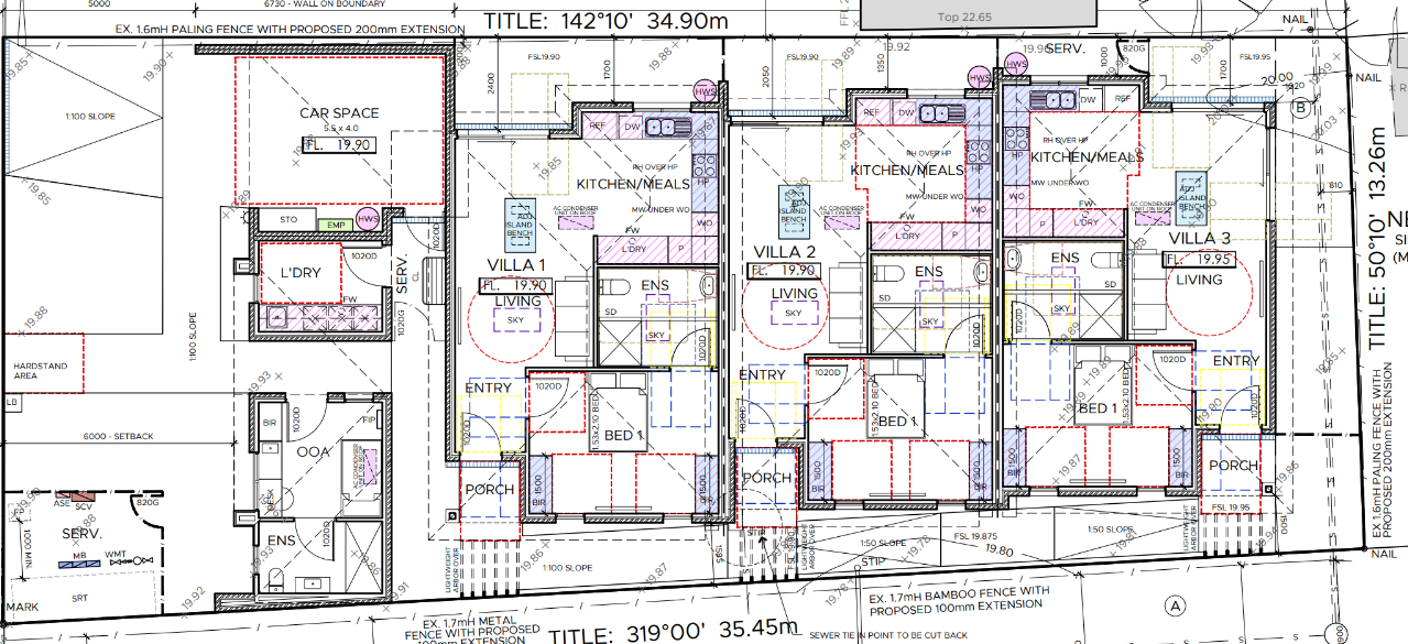 Home in Mentone — Floorplan 1