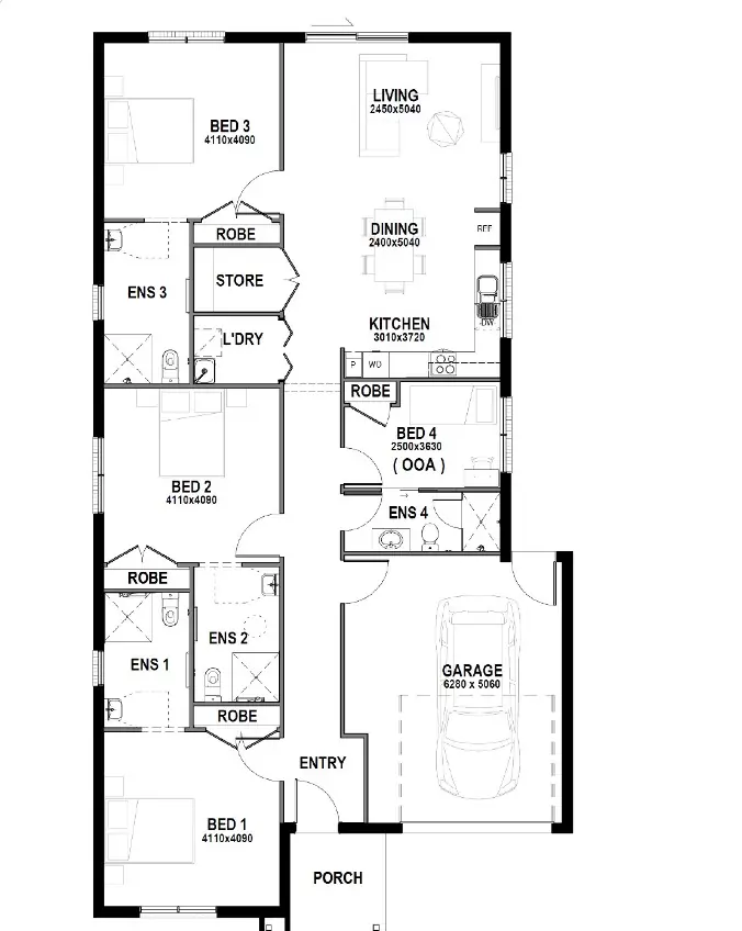 Lara - SDA - High Physical Support - House - 2 Residents — Floorplan 2