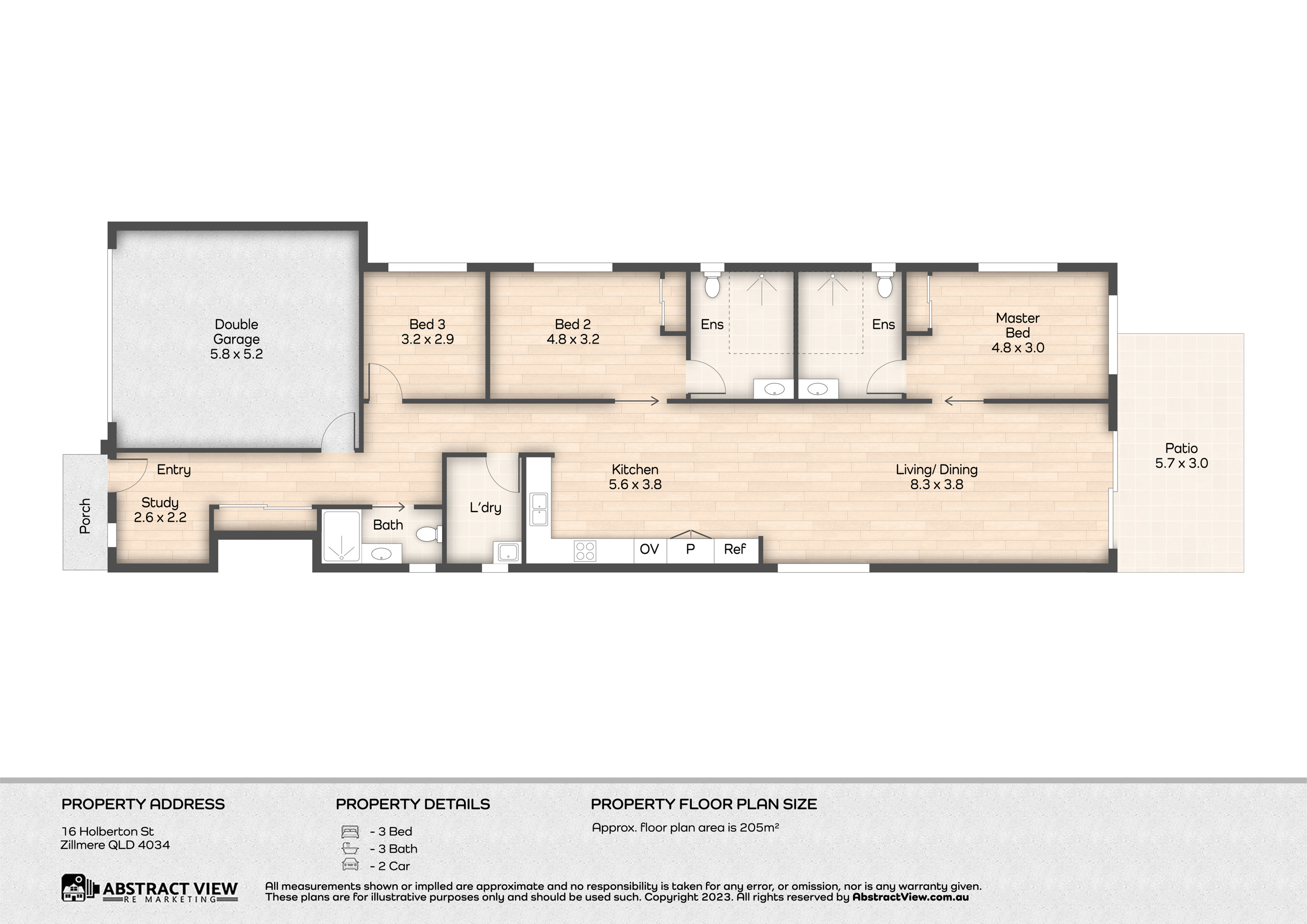 Beautiful North Brisbane HPS House! — Floorplan 1