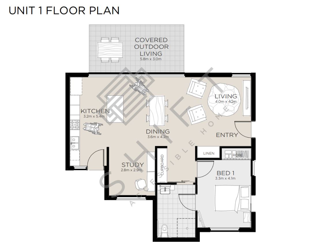 Grant Lewis Court Gosnells SDA Unit 1 — Floorplan 1