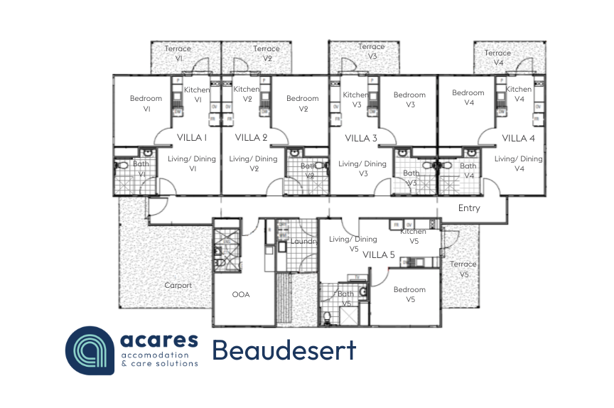 Specialist Disability Accommodation in Beaudesert Villa's — Floorplan 1