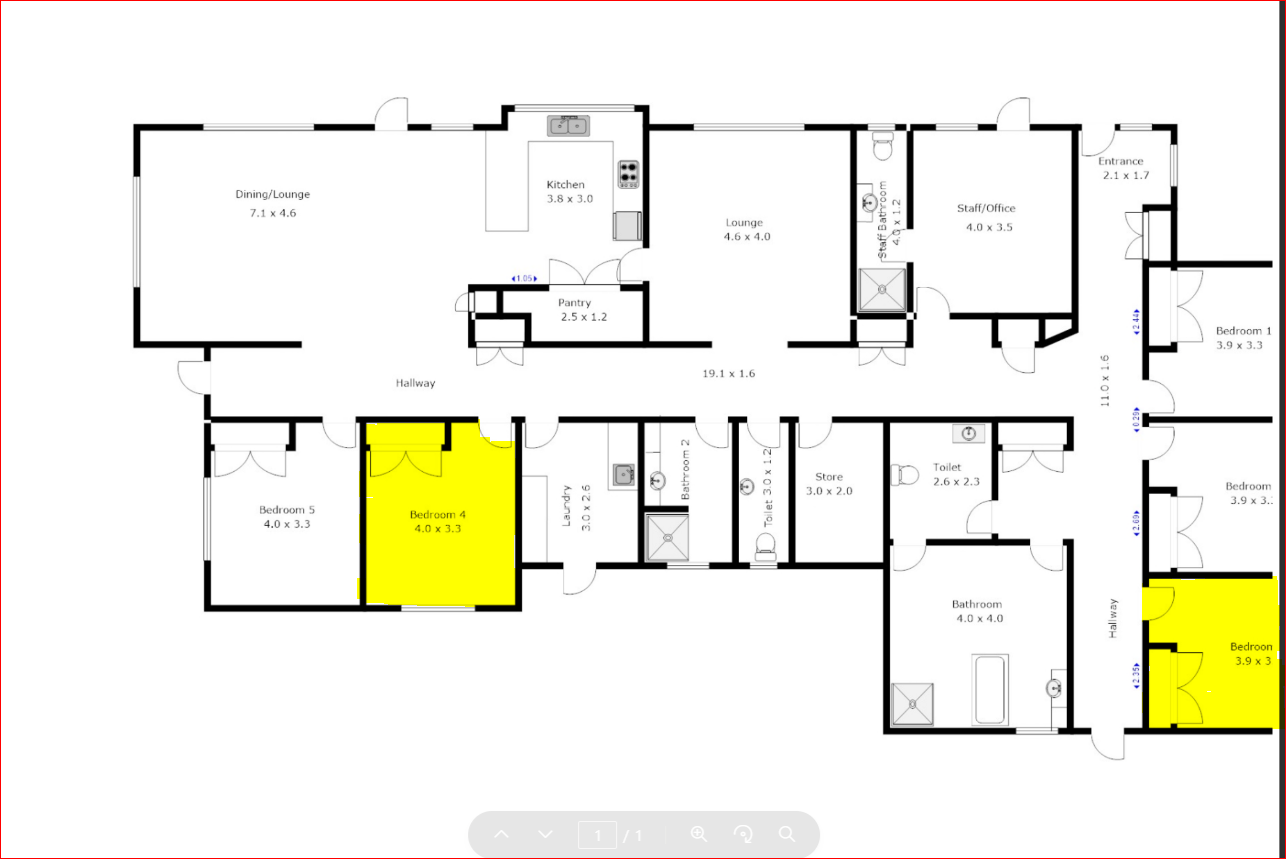 Two vacancies in a Fully Accessible SDA in the fast growing Melton. — Floorplan 1