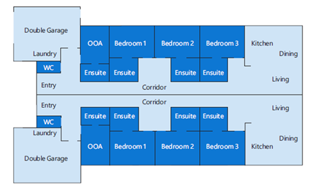 Supported Independent Living in Boronia — Floorplan 1