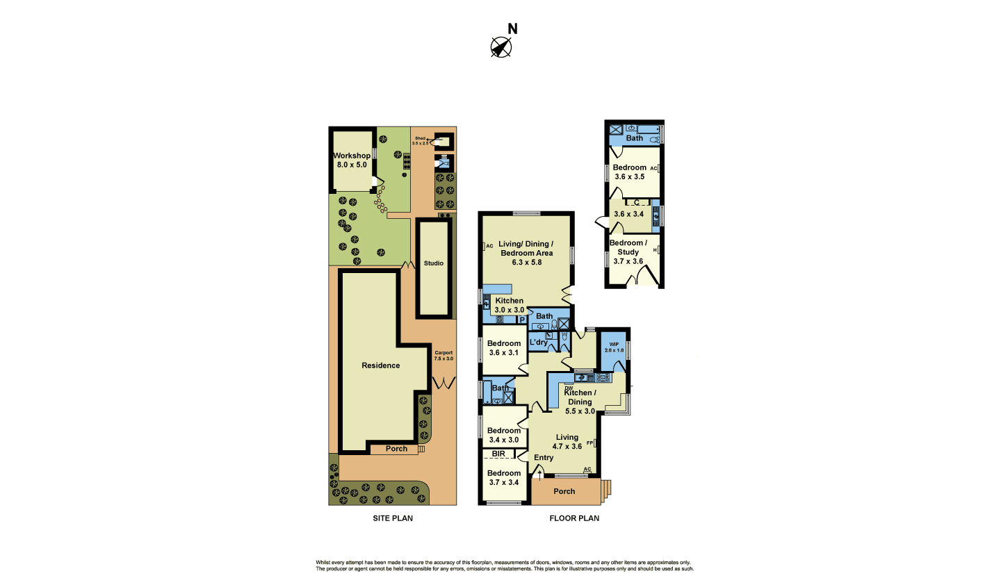 LOW OCCUPANCY DISABILITY ACCCOMMODATION close to amenities — Floorplan 1