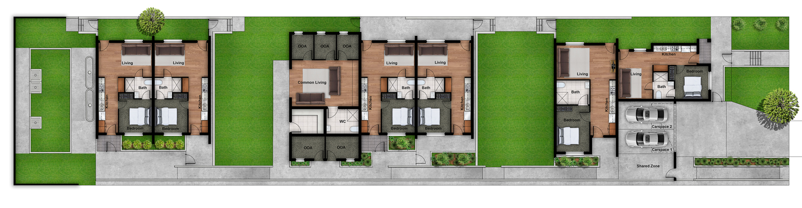 Toongabbie, NSW - Villa — Floorplan 1