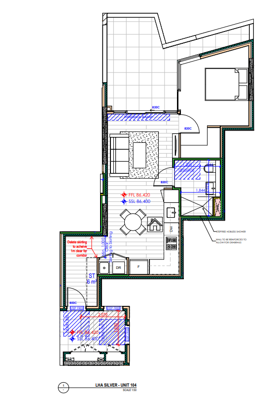 Stylish apartment in leafy Lane Cove village - Individual tailored support — Floorplan 1