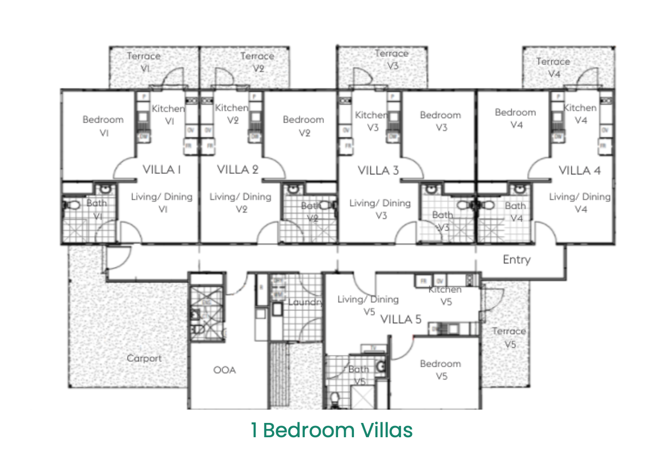 Specialist Disability Accommodation in Beaudesert, Villa — Floorplan 1