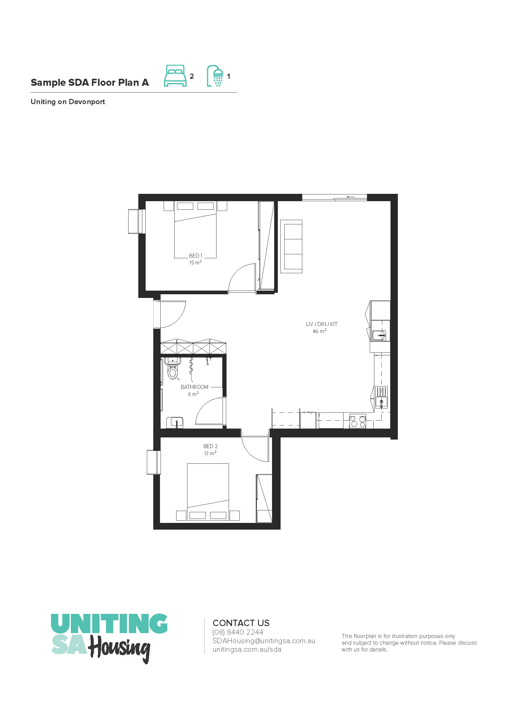New Apartment - OPEN HOUSE — Floorplan 1