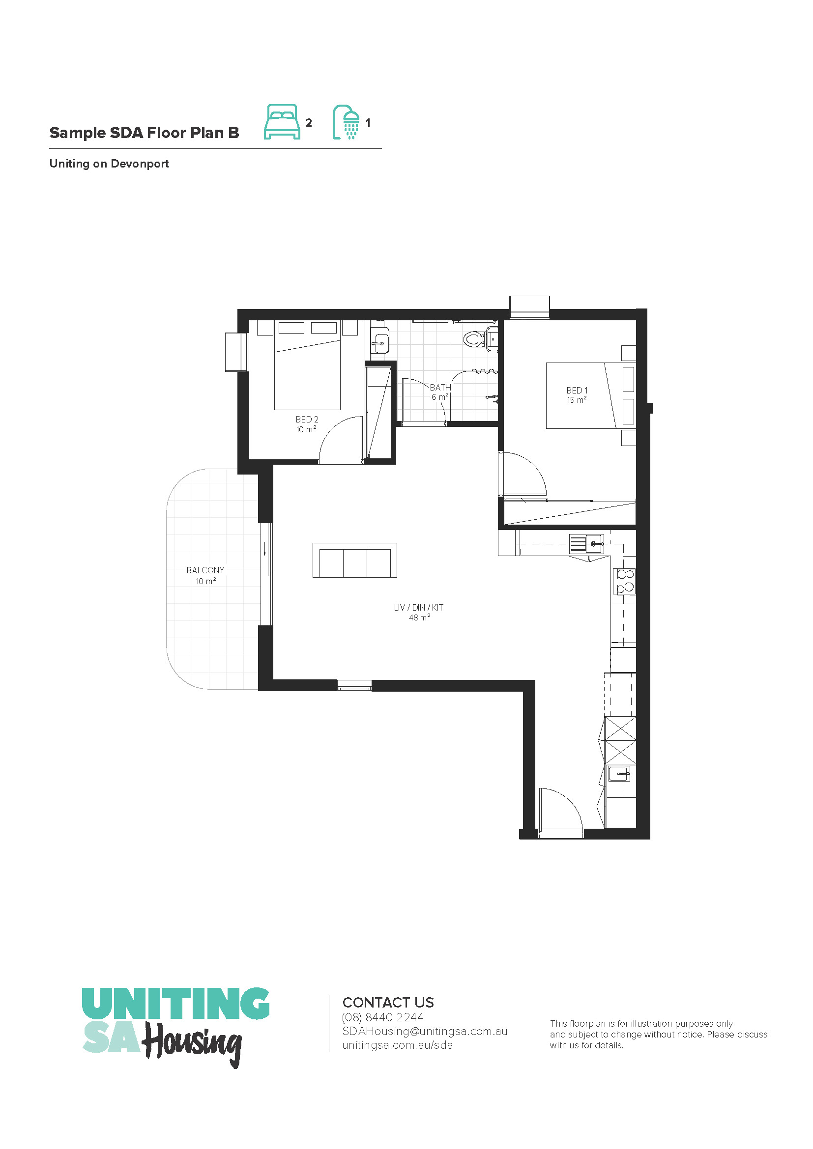 New Apartment - OPEN HOUSE — Floorplan 2