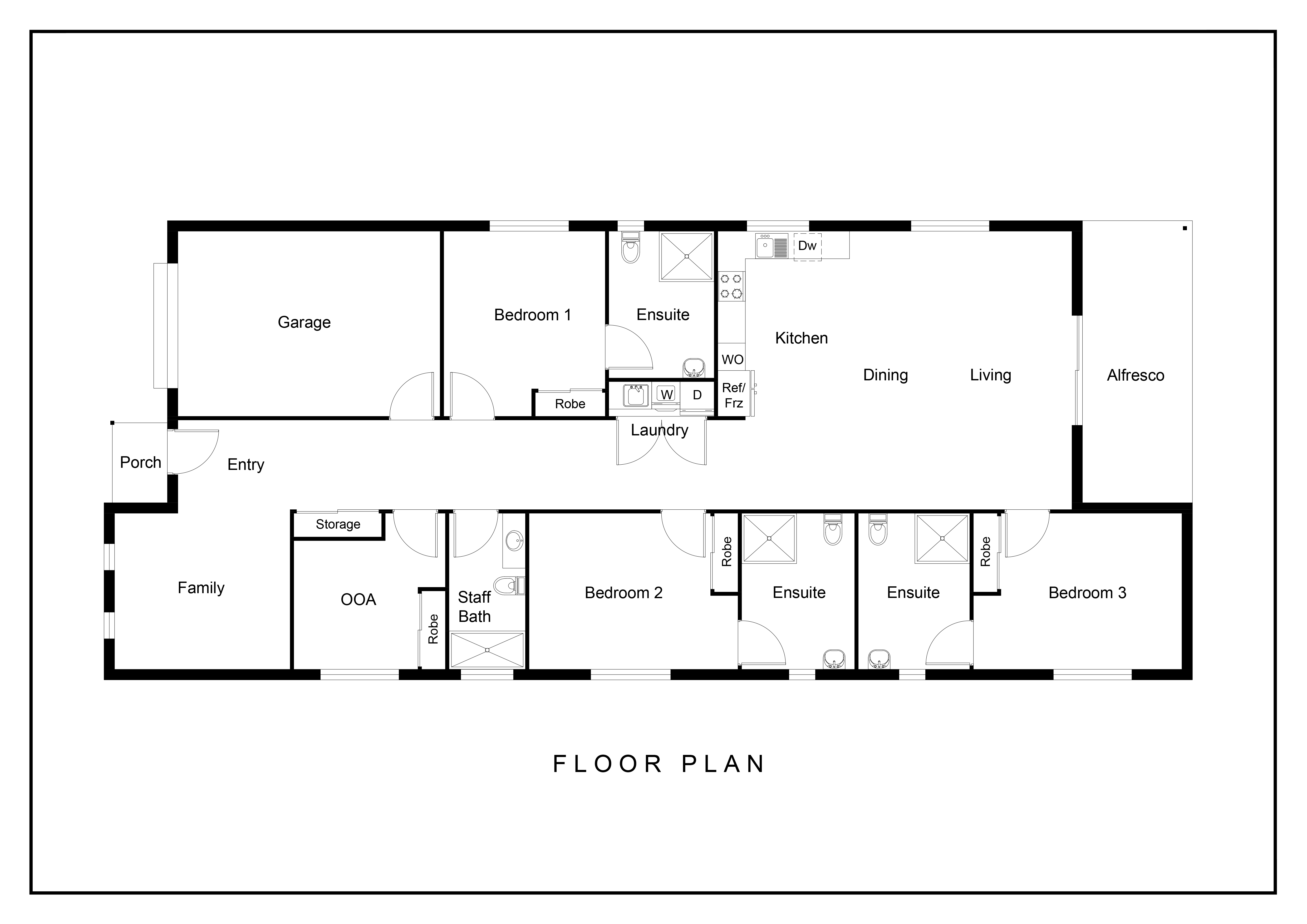 SDA: Mildura, Vic — Floorplan 1