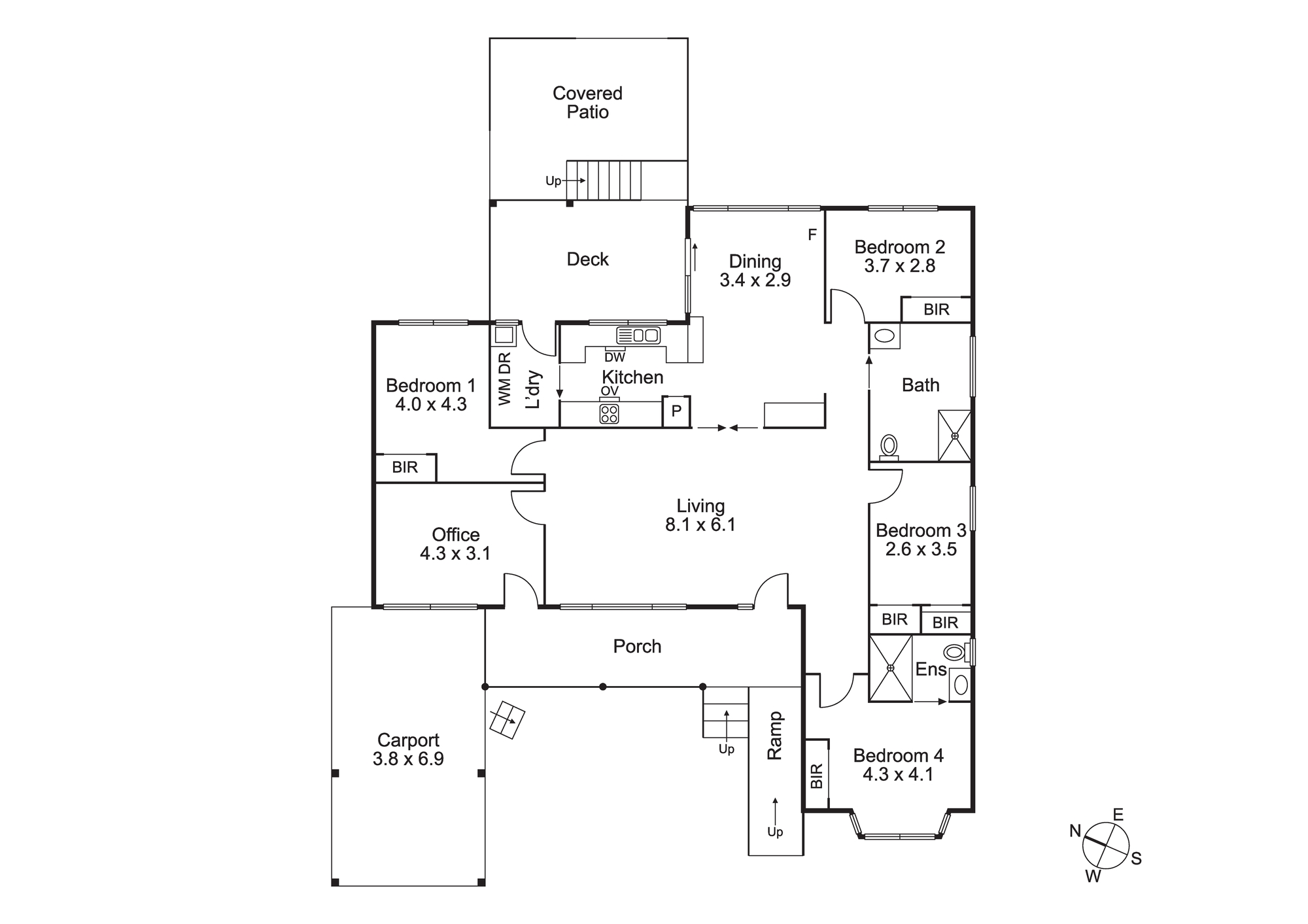 Belrose – shared 3-bedroom — Floorplan 1