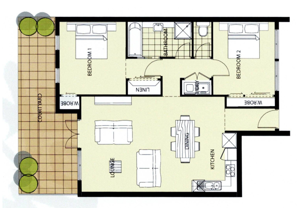 Ivanhoe Improved Liveability — Floorplan 1