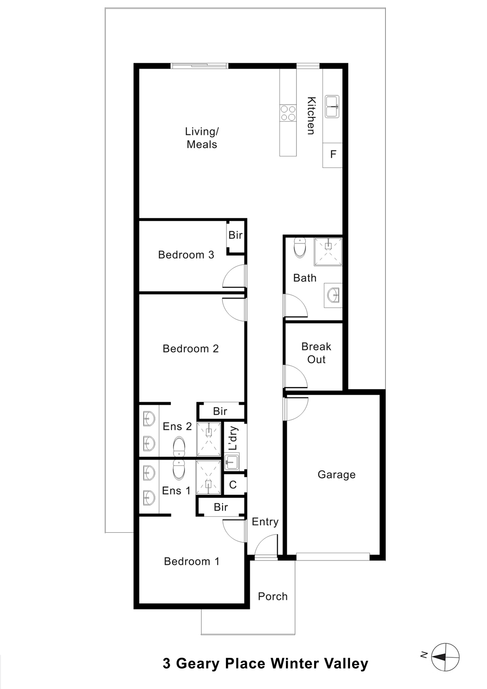 Purpose-Built IL SDA in Winter Valley — Floorplan 1