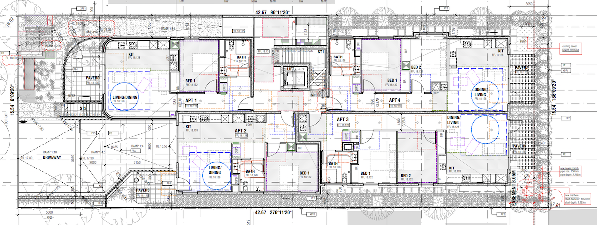 Altona North - SDA - Fully Accessible - Apartment - 2 & 1 Bedroom — Floorplan 1