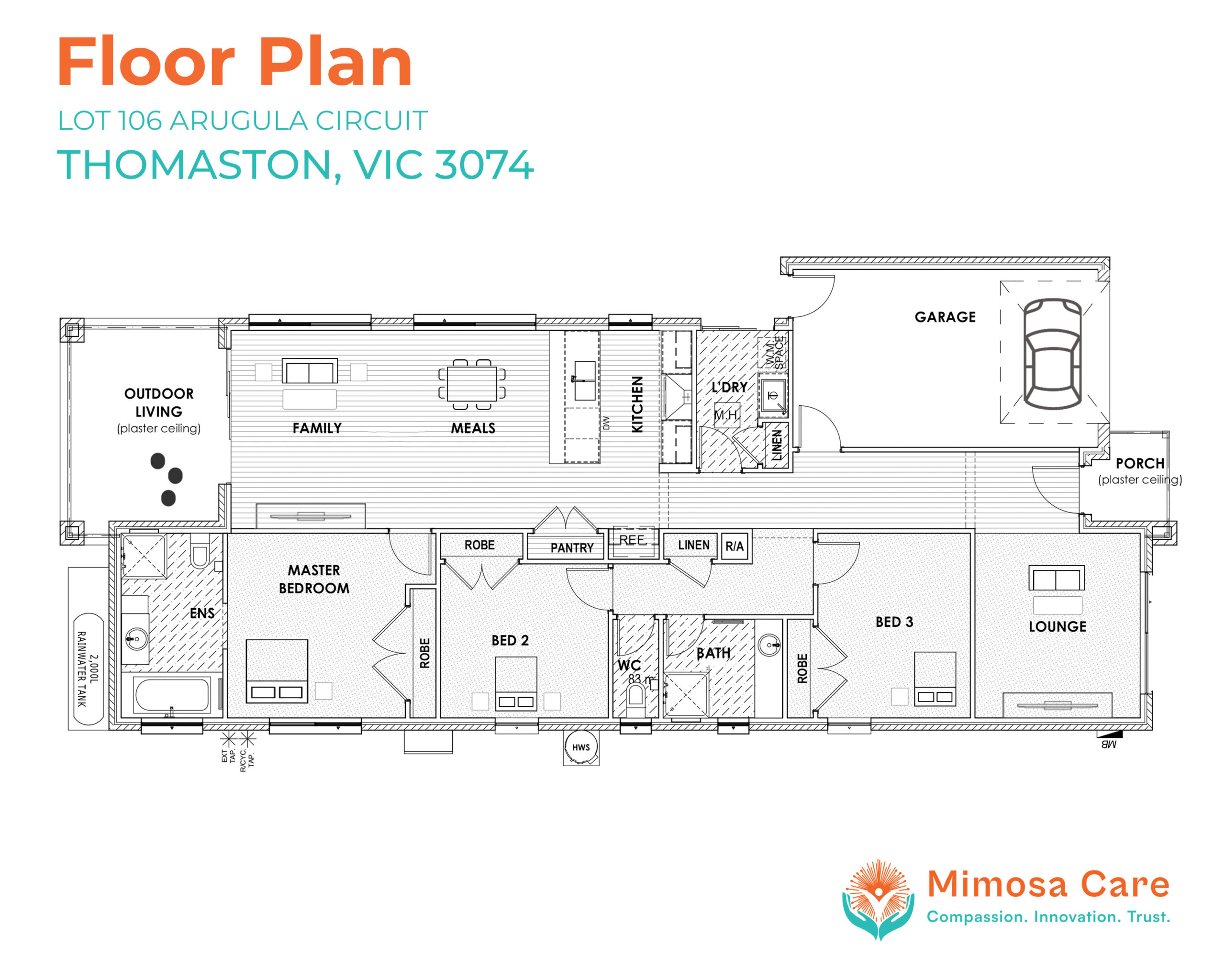 SIL, MTA,STA House Available in Thomastown with Immediate Capacity !! — Floorplan 1
