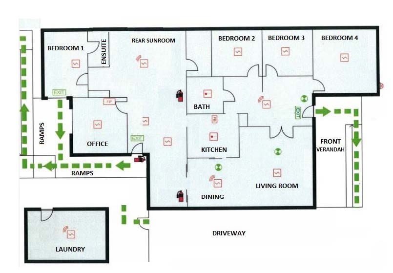 Denistone West – shared 4-bedroom house — Floorplan 1