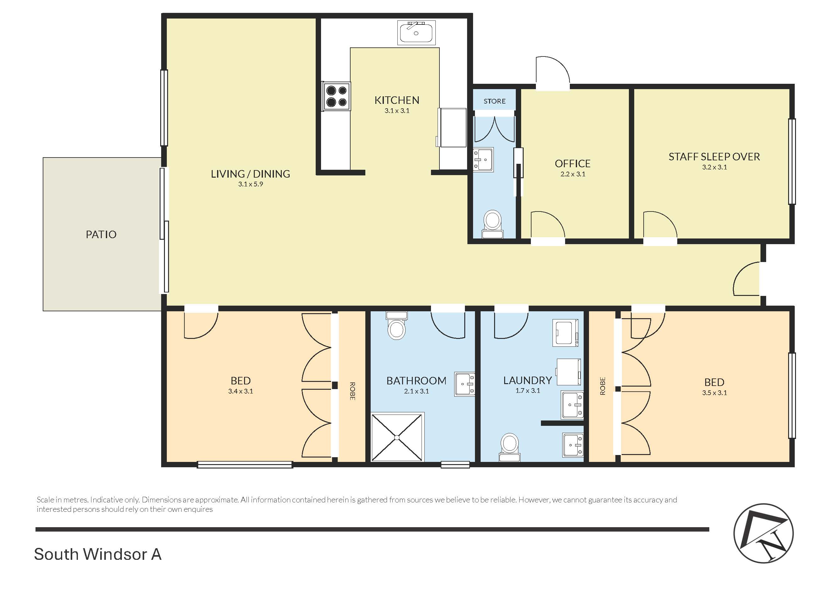 South Windsor A - Brand New Home Ready for a New Housemate — Floorplan 1