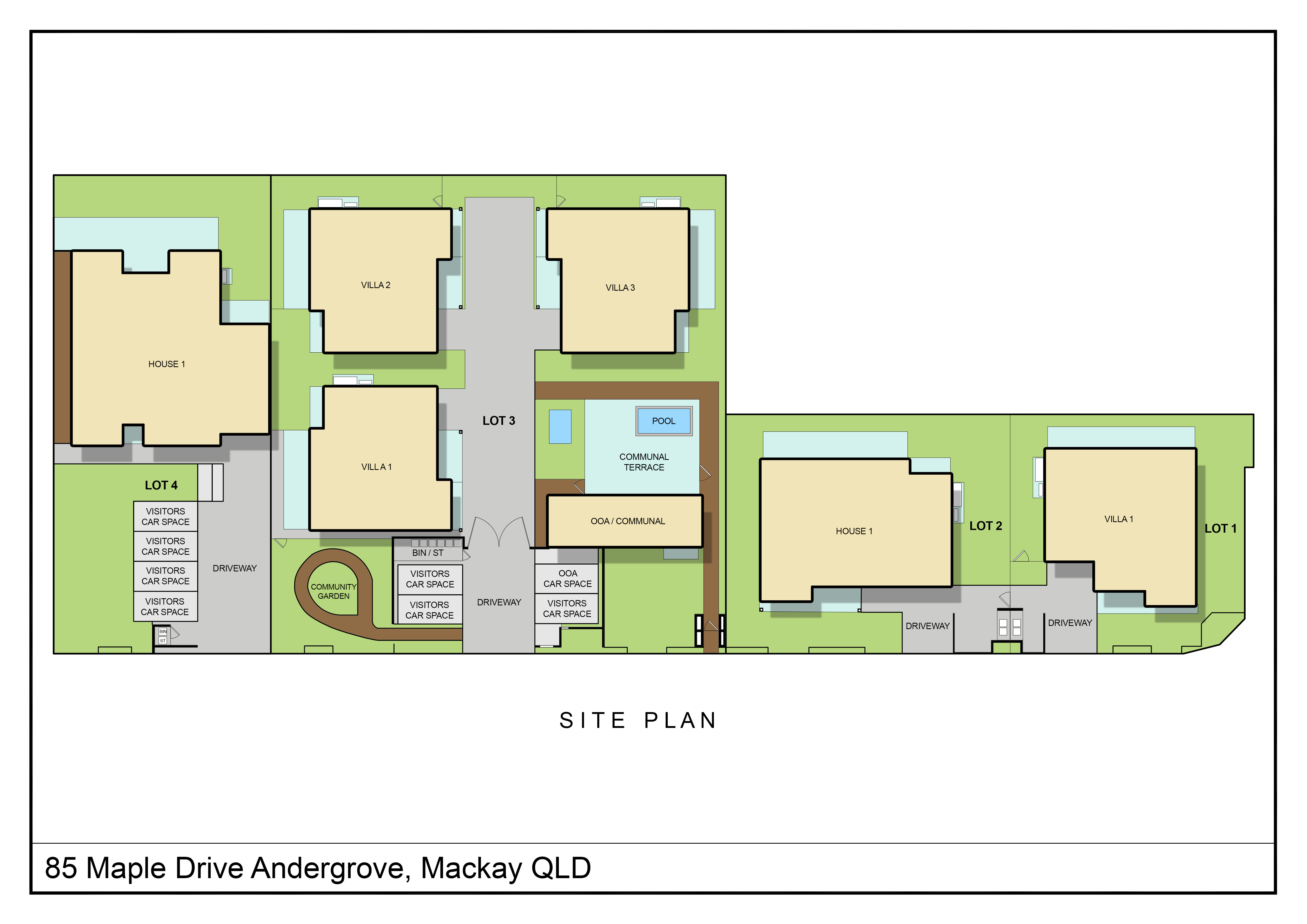 Andergrove, Mackay - 1 x 3 bed House (HPS) — Floorplan 1