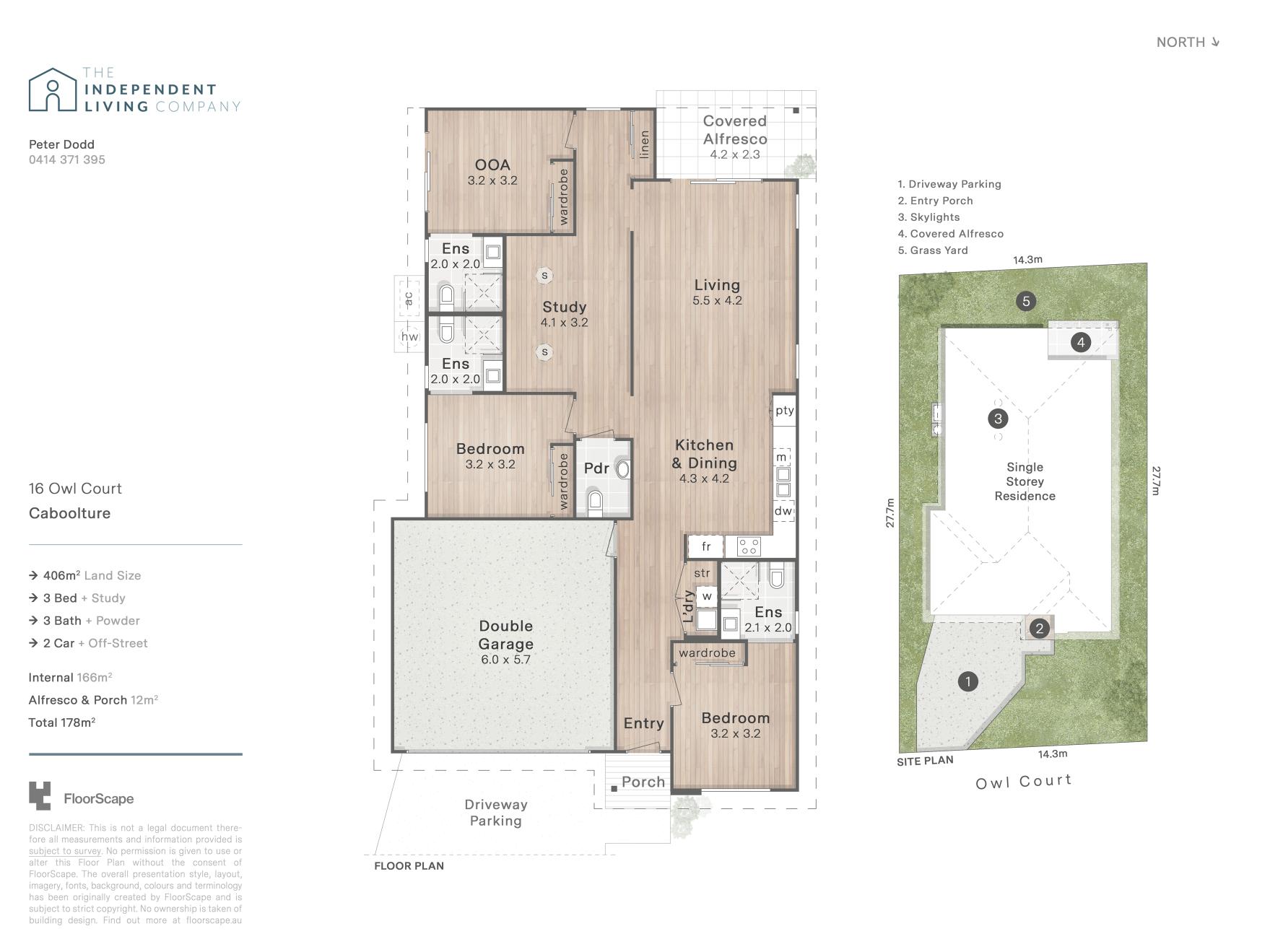 2 Bedroom Improved Livability Property Located at Caboolture — Floorplan 1